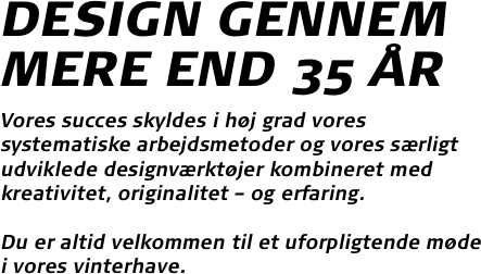 DESIGN GENNEM MERE END 35